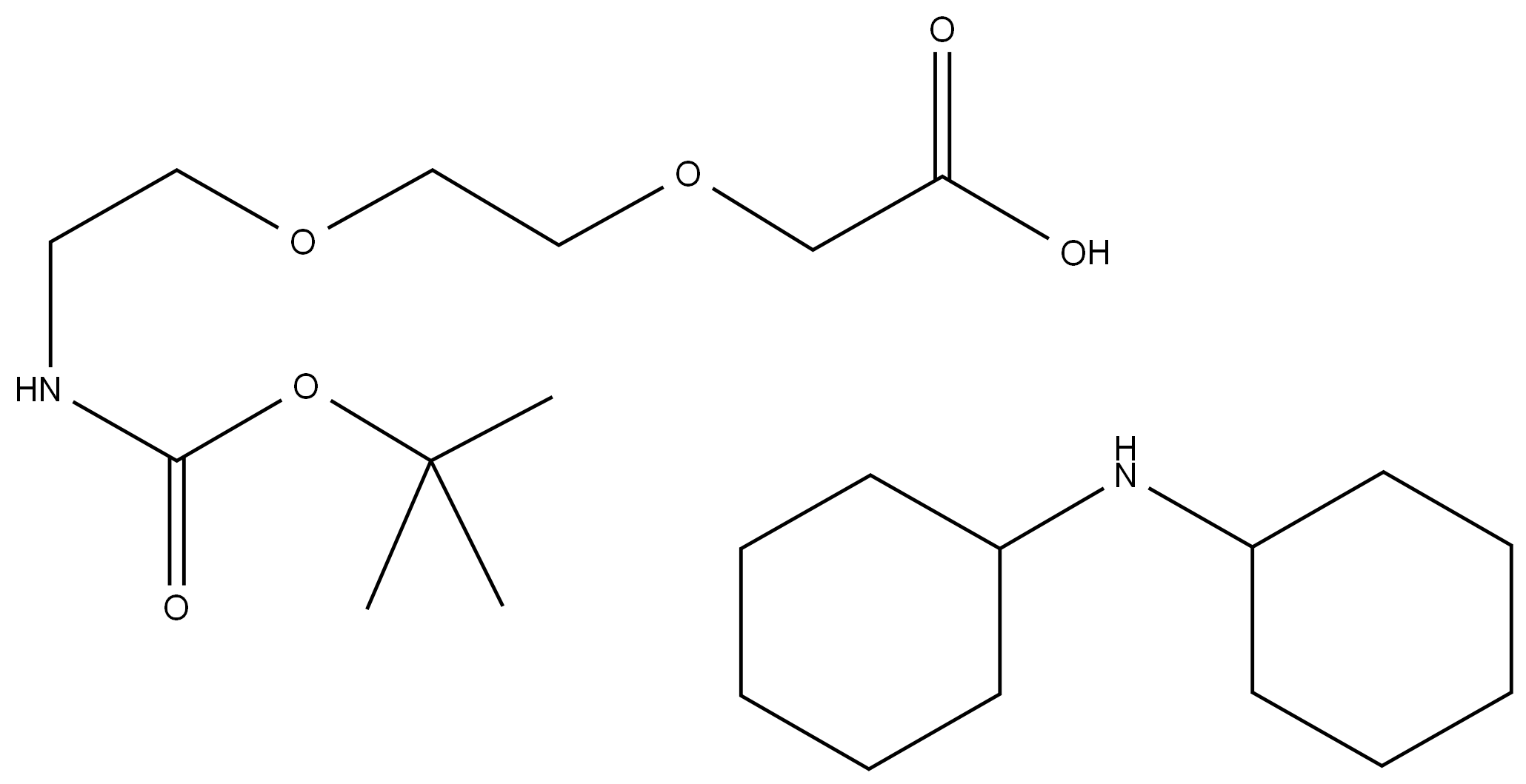 2-[2-(叔丁氧羰基氨基)乙氧基]乙氧基乙酸二环己胺盐