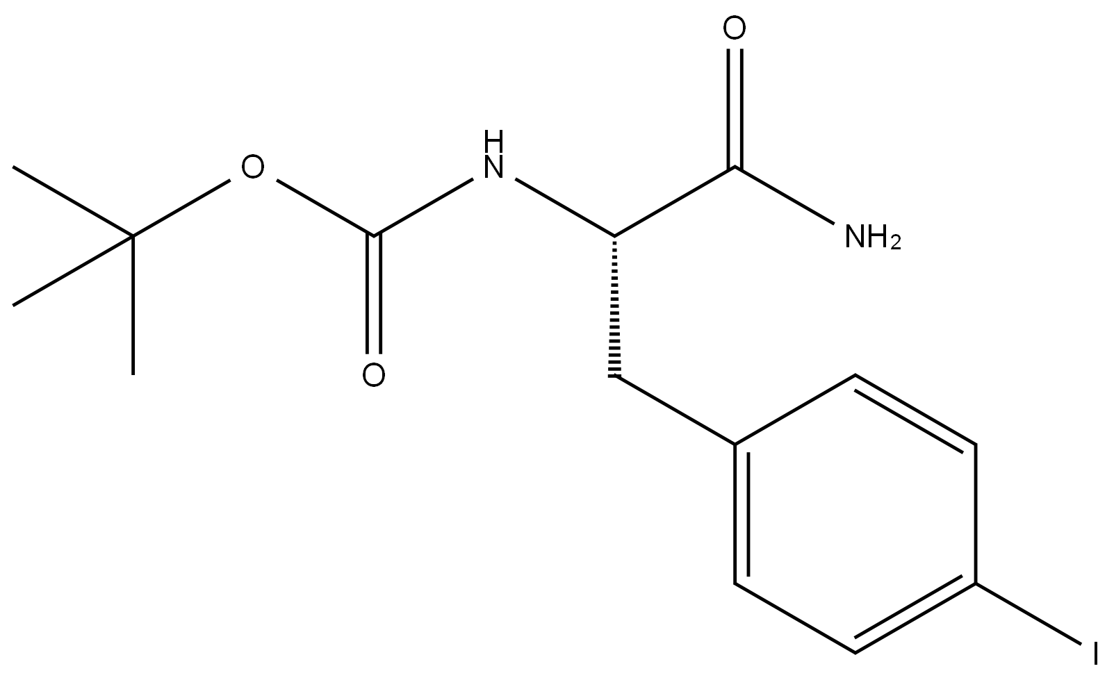 (S)-(1-氨基-3-(4-碘苯基)-1-氧代丙-2-基)氨基甲酸叔丁酯